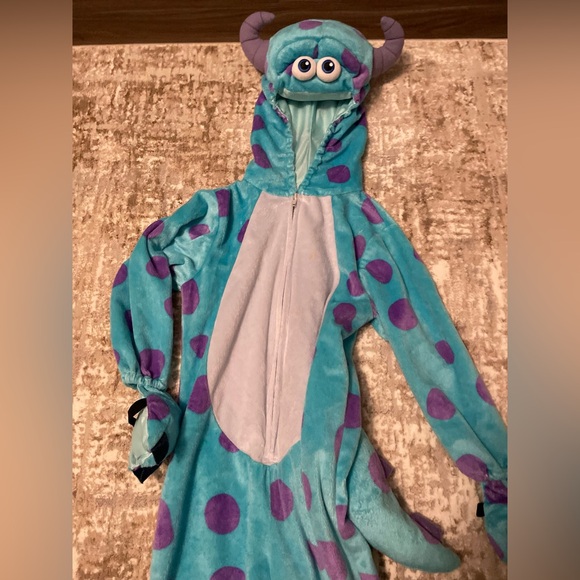 Disney Pixar Monsters Inc Sulley Blue and Purple Costume size 4/5 - Picture 5 of 7